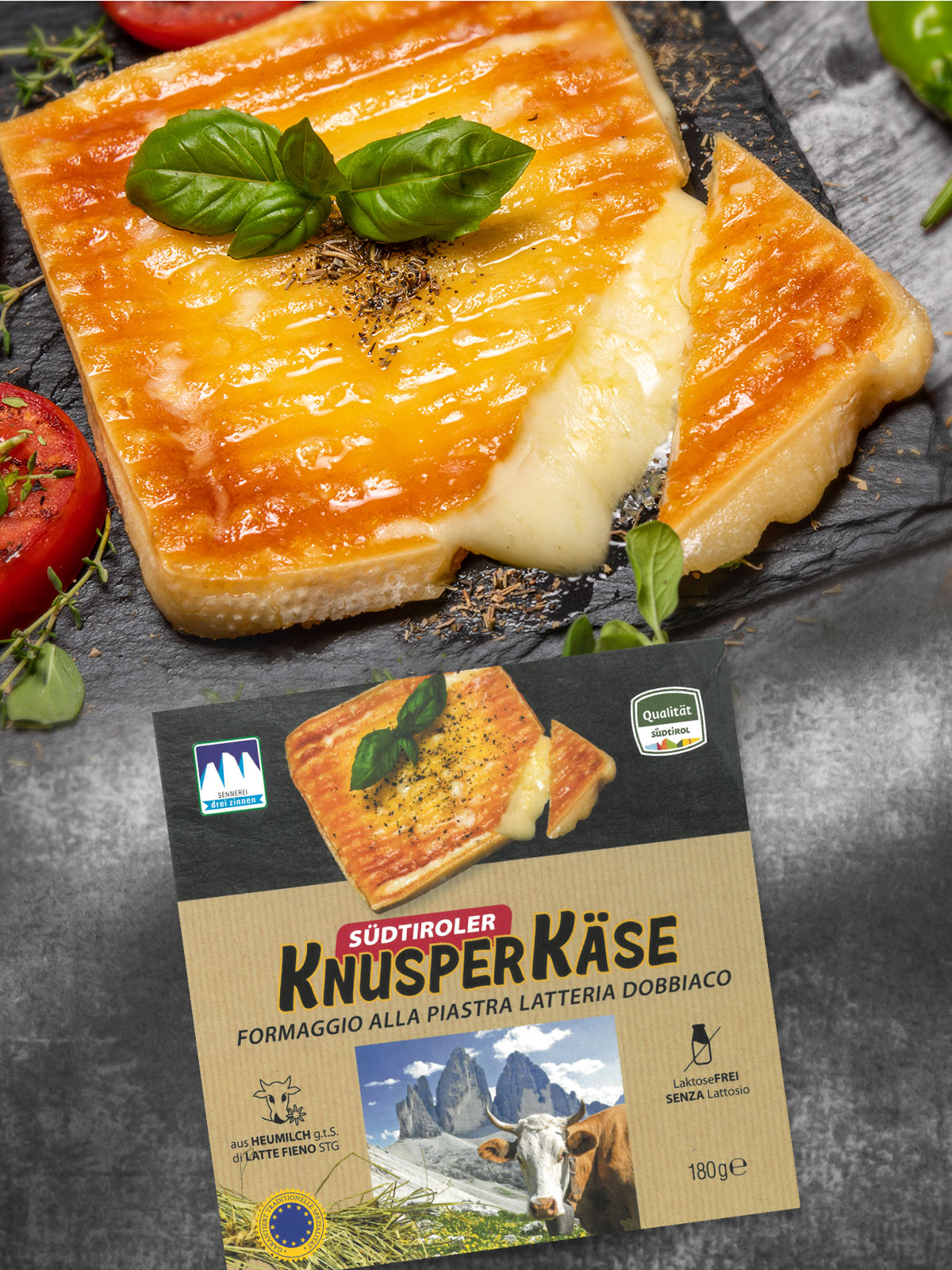 Südtiroler Knusperkäse